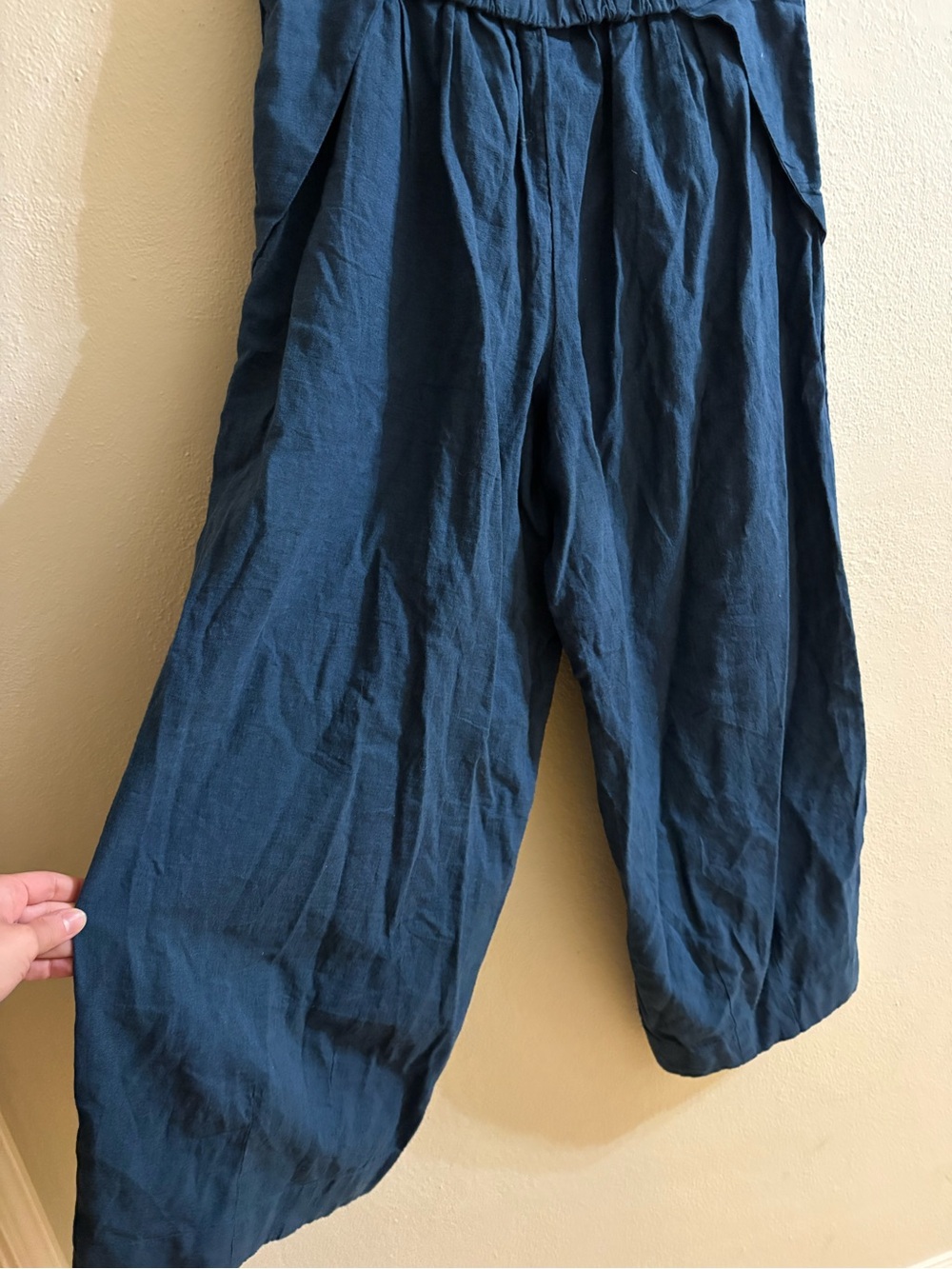 Free-est Free People Women’s M Linen Blend Pants